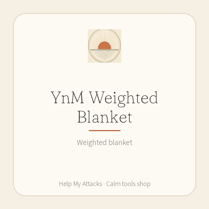 YnM Weighted Blanket (15 lb, 48×72)