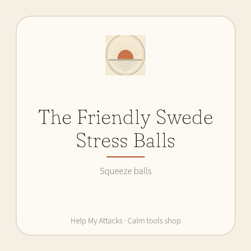 The Friendly Swede Stress Balls (4-pack)